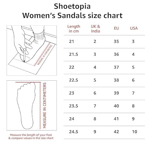 Shoetopia Women's Platform Golden High Heel Sandals – Open Toe Stiletto Heels with Ankle Strap, Patent Party Dress Shoes Casual, Ethnic, Party & Wedding EU36