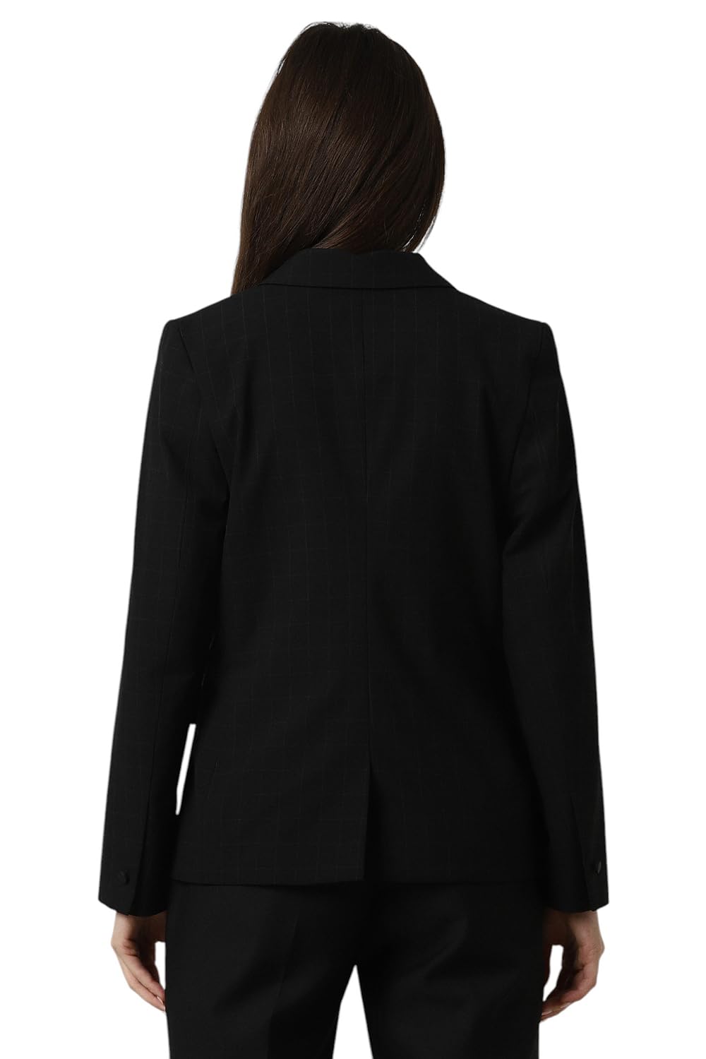Van Heusen Women's Blazer (VWBZCRGPV79983_Black