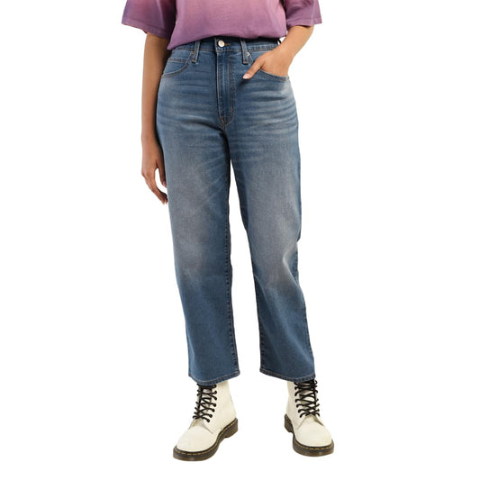 Levi's Women's Relaxed Mid Rise Jeans (A9490-0004_Blue, 34