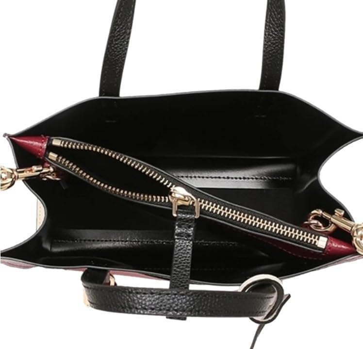 Marc Jacobs M0016132607 Mini Grind Pomegranate Red Multi Leather With Gold Hardware Mini/Small Women's Tote Bag, Pomegranate Red Multi, S, Tote Bag