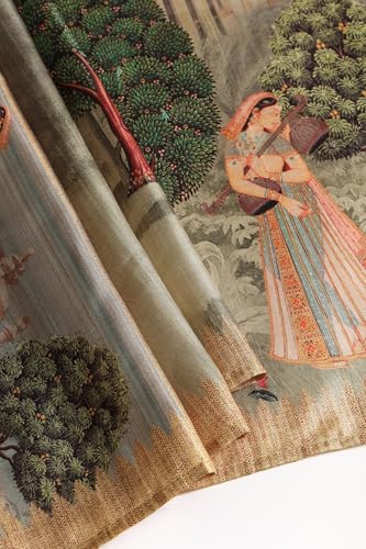 Soch Women's Art Silk Kurta Suit Set (CWA5CD22246_Turquoise Blue