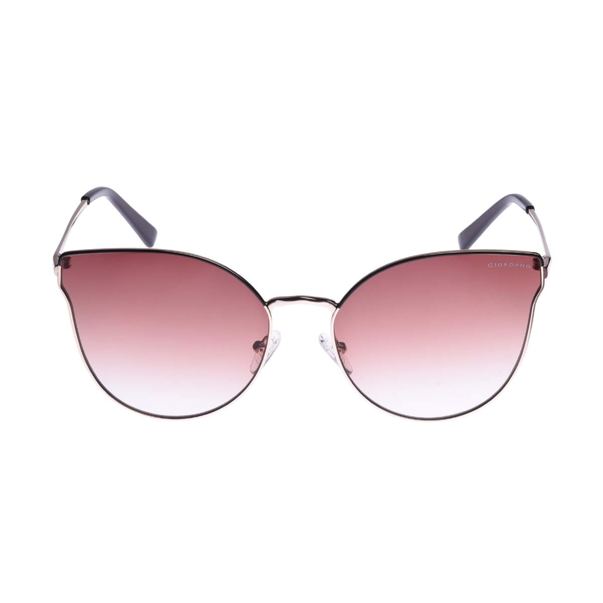 Giordano UV Protected Cateye Women Sunglasses - (59 | Gold Lens)