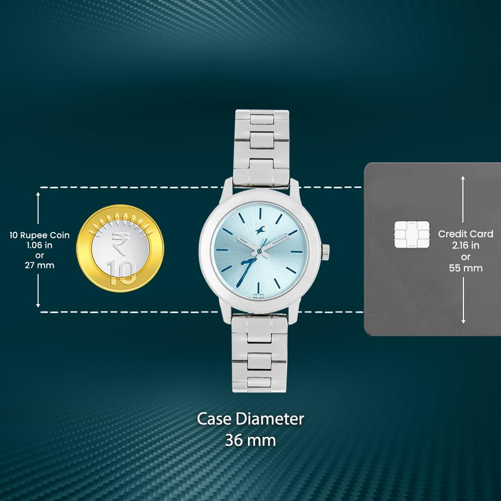 Fastrack Tropical Waters Analog Green Dial Women's Watch NM68008SM07/NN68008SM07