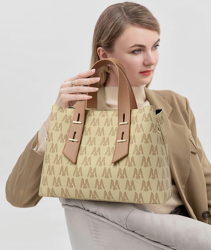 NAMCHI women handbag handpurse light brown (M Brown)