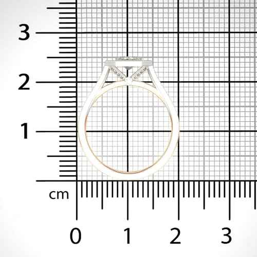 VALANOVA Hallmarked 18K Gold & Certified Lab Grown Diamond 1.23cts | Ring For Women's/Girls | Stylish & Elegant | VGR0468E | Ring Size: 6