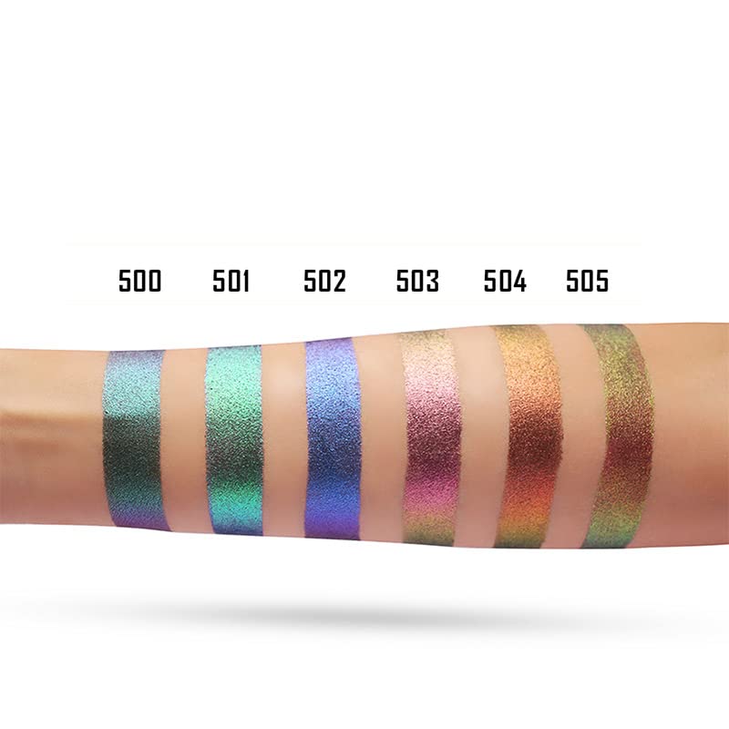 Charmacy Milano Insane Shifters Eyeshadow (Shade 500) - 1.8 g, Multi-Chrome, Smooth Texture, Highly Pigmented, Metallic, Shimmer Effect, One Swipe Coverage, Glam Eyes