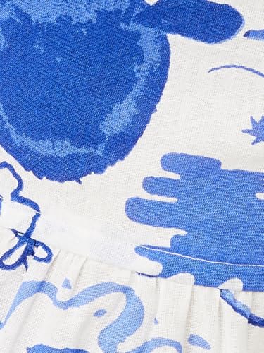 Max Women's Cotton Classic Midi Dress (MDDRS52004B_Blue