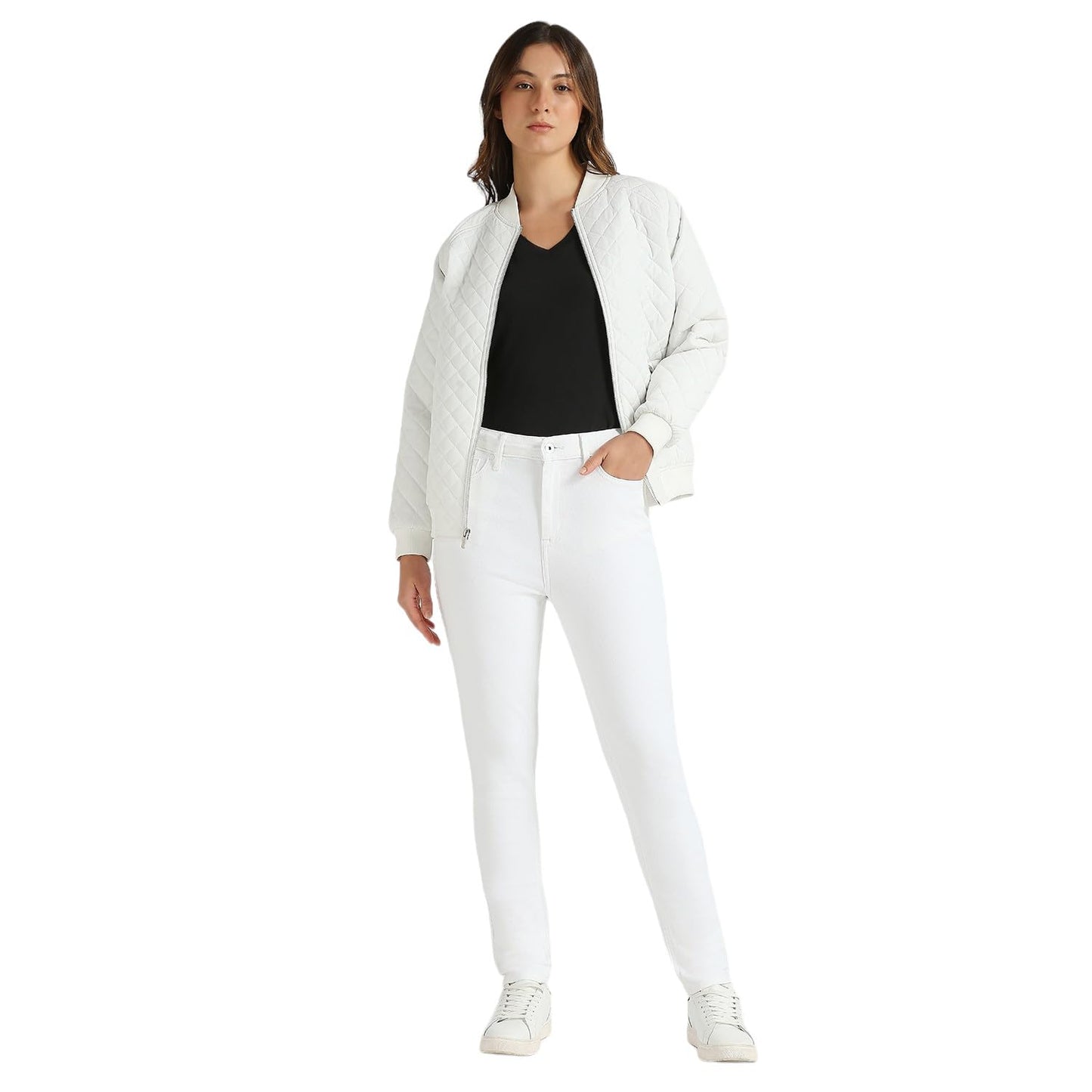 Pepe Jeans Women's Skinny Jeans (PL204938P578_White
