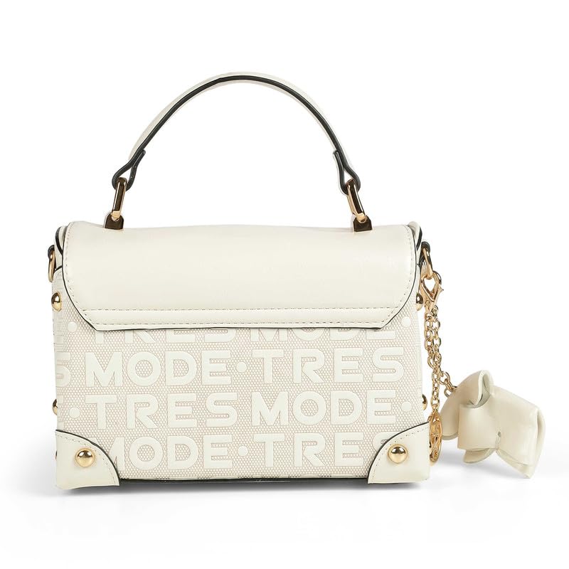tresmode CADIZ Beige Women Vegan Leather Sling Bag