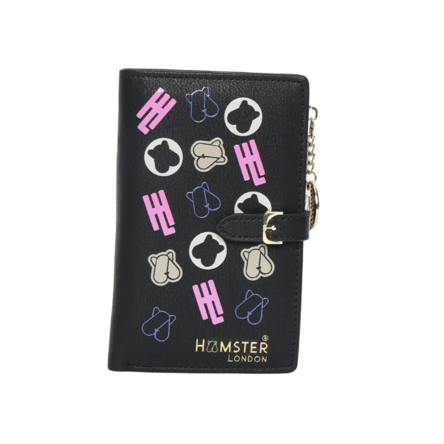 HAMSTER London Millionaire Mayfair Slim Bifold Wallet - Black