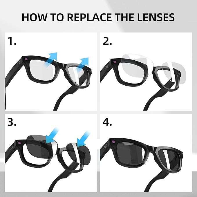 FKU M01 Smart Glasses with Camera Chat GPT Music Call ENC Noise Cancellation Sunglass Men AI Translate Sport Glasses