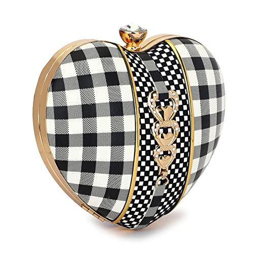 TOOBA Women Clutch Black & White