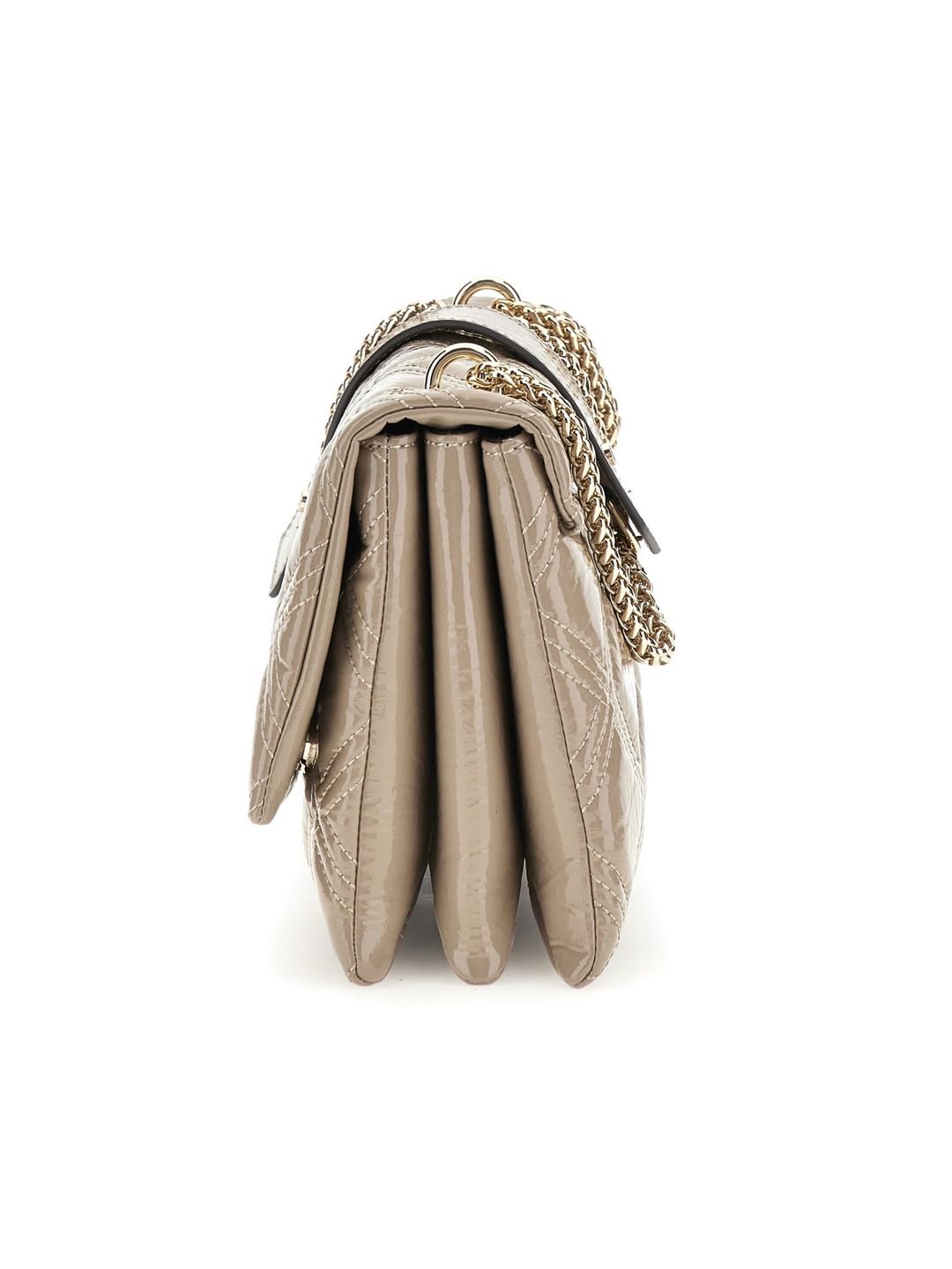 GUESS Women's Beige Quilted Crossbody Bag| Ladies Purse Handbags | Gift For Ladies