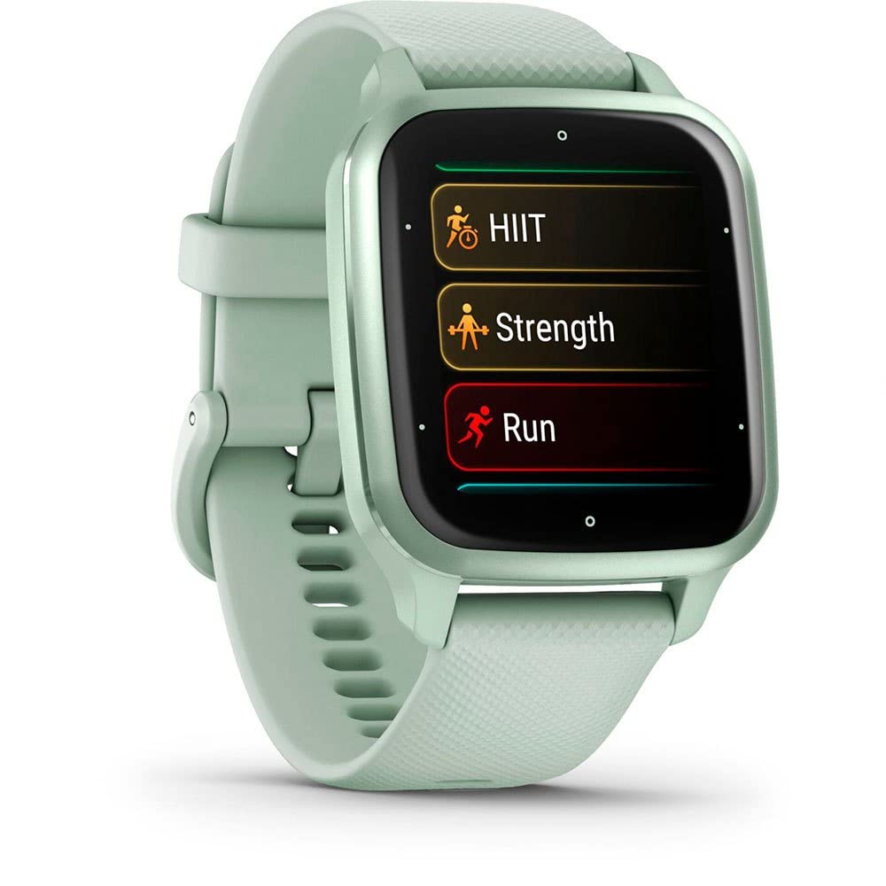 Garmin Venu Sq 2, GPS Smartwatch with Bright Touchscreen Display, Up to 6 Days of Battery Life, Metallic Mint