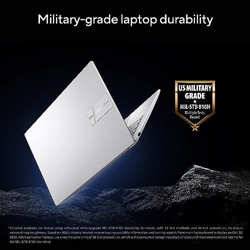 ASUS Vivobook 14, Intel Core i3 13th Gen 1315U, 8GB RAM, 512GB SSD, FHD 14", Windows 11, Office Home 2024, Cool Silver, 1.40kg, X1404VA-NK761WS, Intel UHD, M365 Basic (1Year)*, Backlit Keyboard Laptop