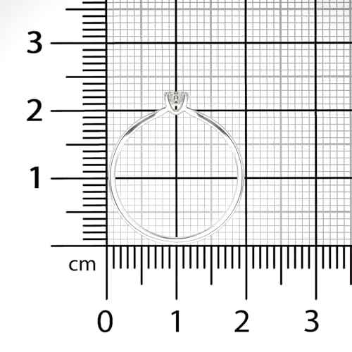 VALANOVA Sterling Silver & Certified Lab Grown Diamond 0.17cts | Ring For Women/Girls | Stylish & Elegant | VGR0357 | Ring Size: 11