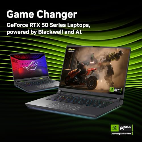ASUS ROG Strix G16 (2025) Gaming Laptop, 16” ROG Nebula Display 16:10 2.5K 240Hz/3ms, NVIDIA® GeForce RTX™ 5070 Laptop GPU, Intel® Core™ Ultra 9 275HX Processor, 32GB DDR5, 2TB SSD, Wi-Fi 7, Win11 Pro