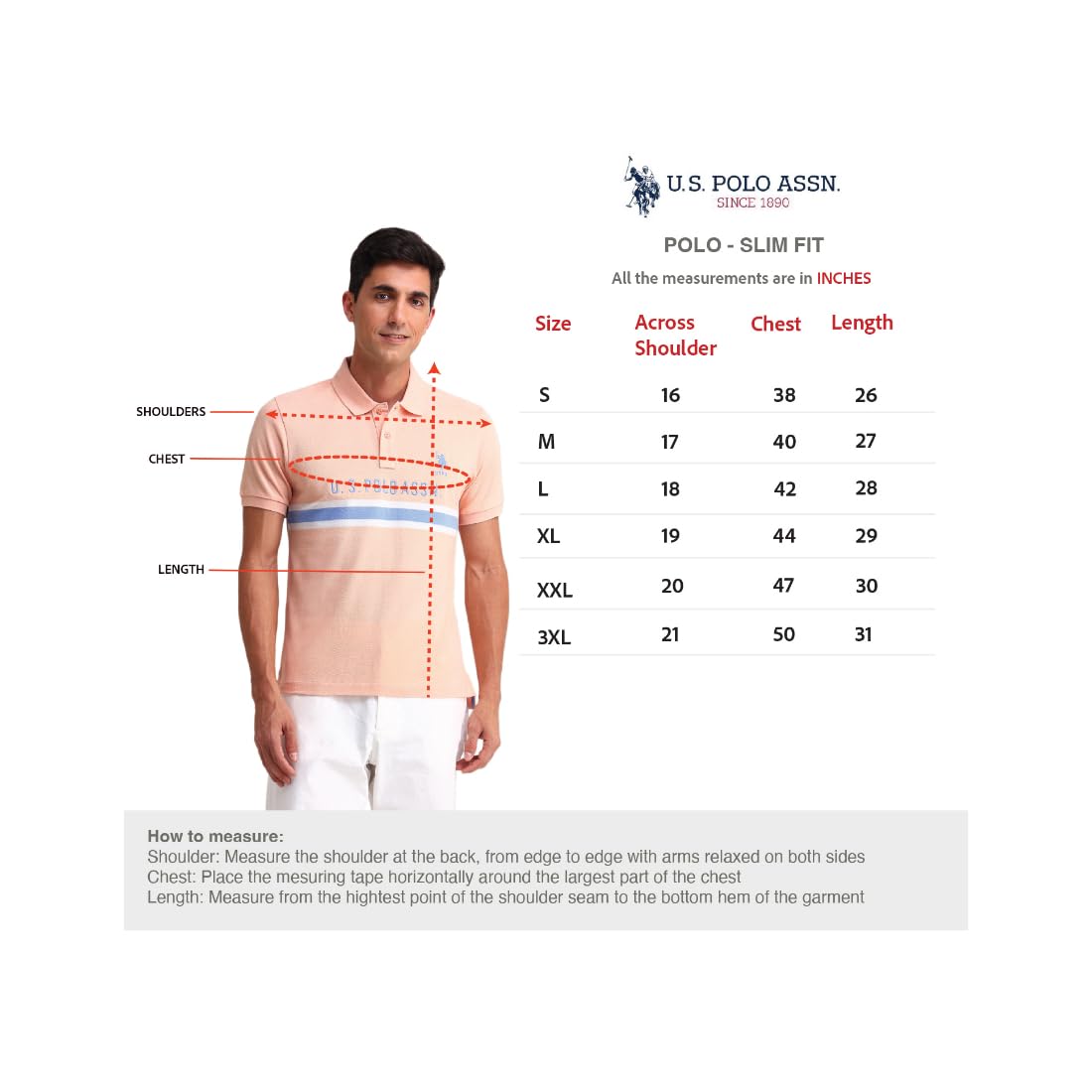 U.S. POLO ASSN. Men's Tipped Collar Pure Cotton Slim Fit Polo Shirt (USTSHS1541_Lt. Green_Lt. Green_S)