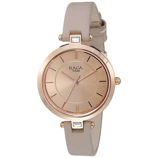 Titan Raga Viva Analog Rose Gold Dial Women's Watch 2603WL01/NN2603WL01/NP2603WL01