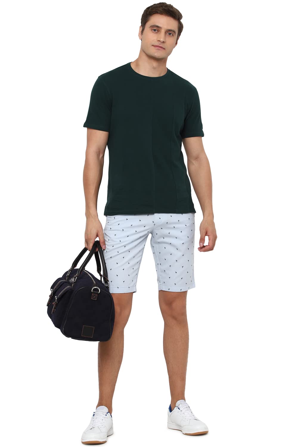 Allen Solly Men's Board Shorts (ASSRQSMF298589_Blue_L)