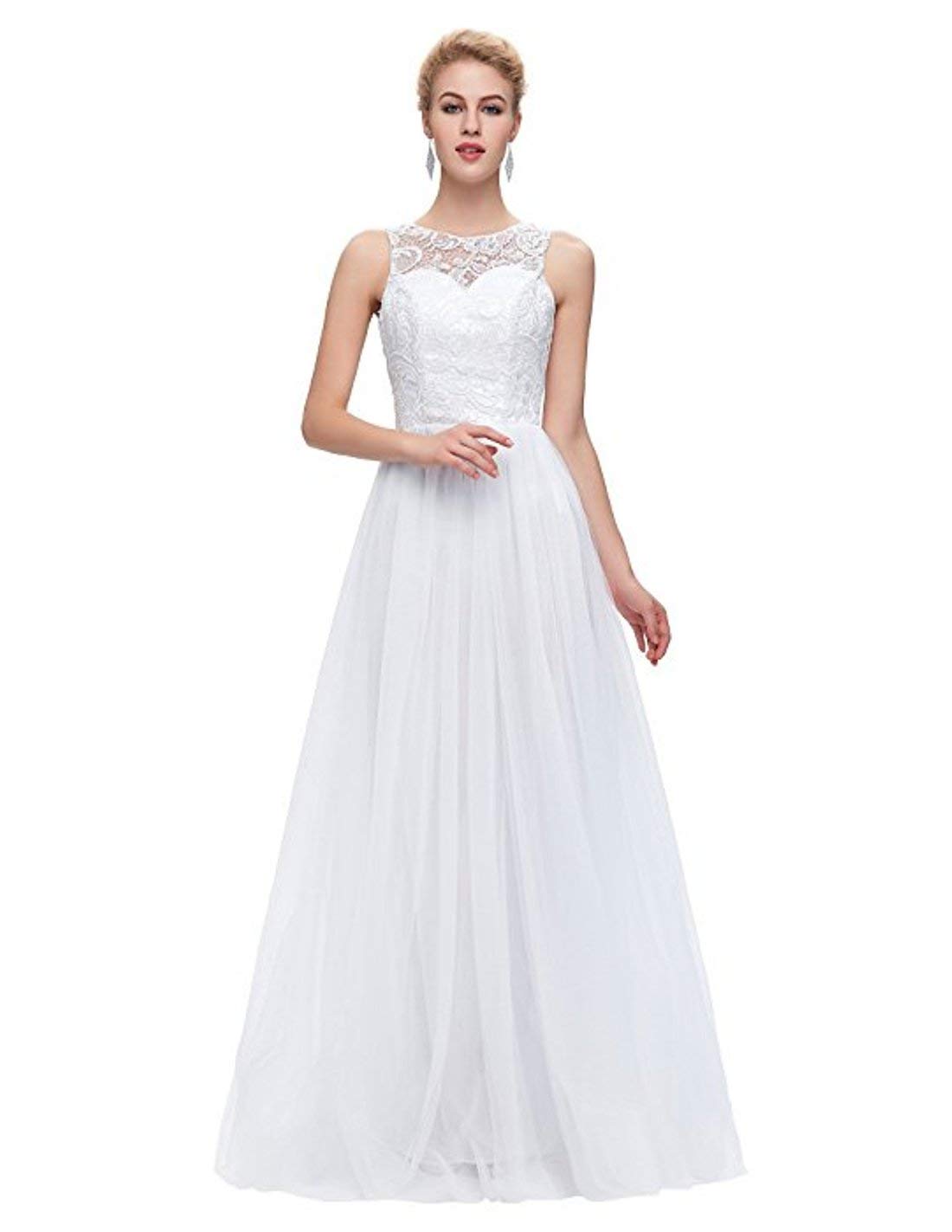 TILISM Women's and Girls Christian Gown White Size(Large) with Cane Inside the Dress