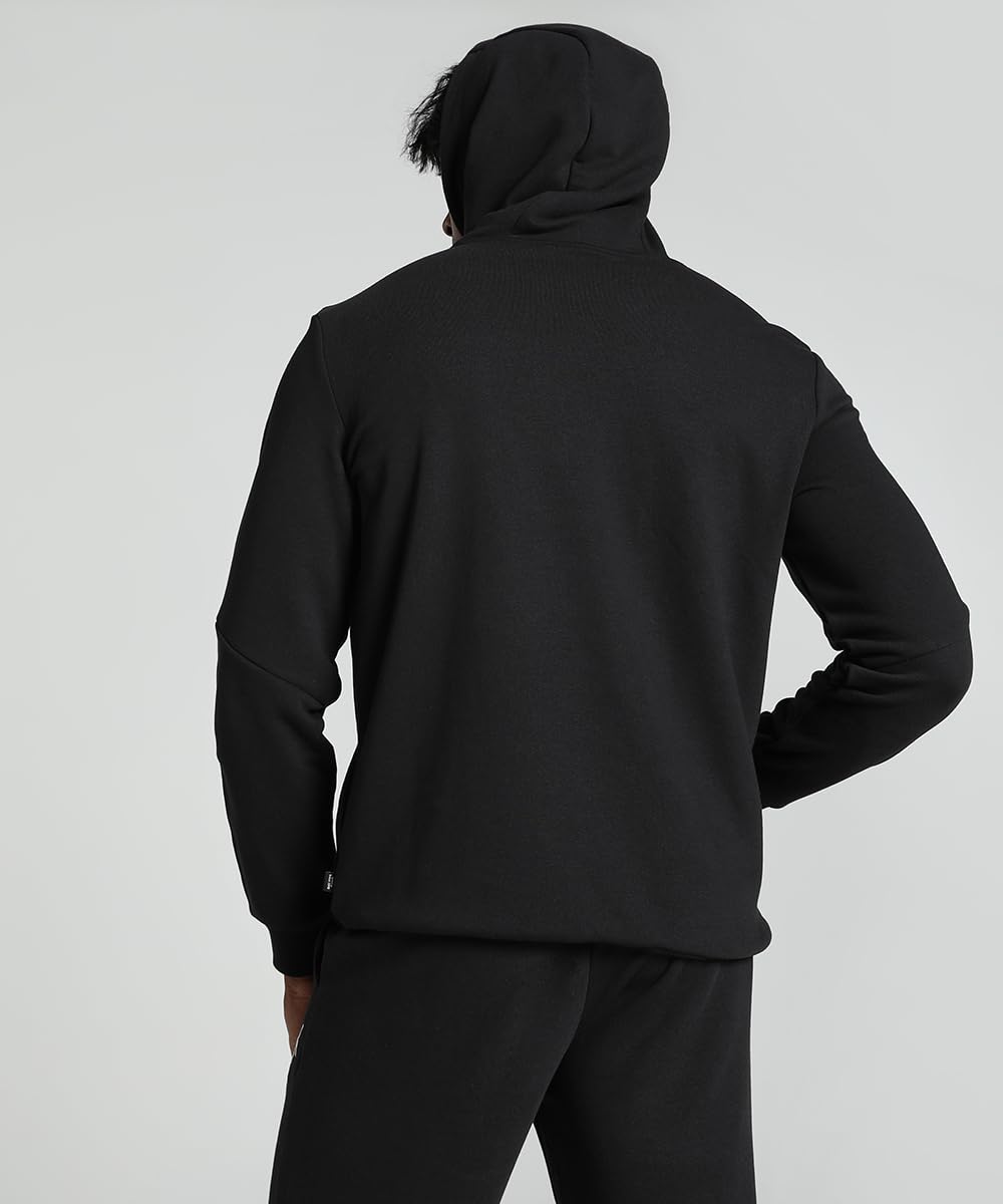 Puma Men's Cotton Hooded Neck Regular Fit Sweatshirt (687265_Black (X_Large)