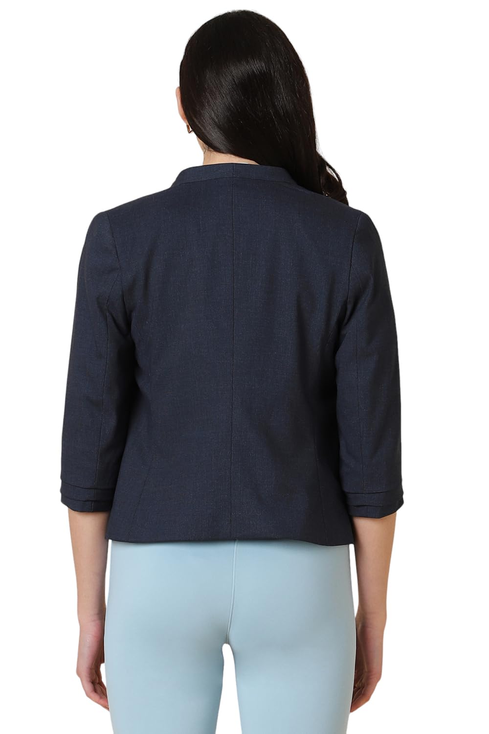 Allen Solly Women's Blazer (AHBZWRGFU68394_Navy