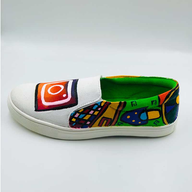 instalovers Hand Printed Shoe - SaumyasStore