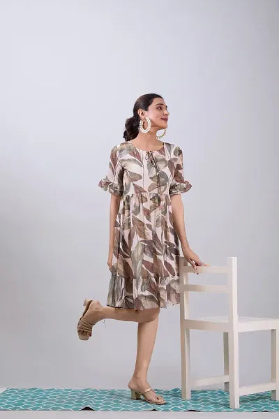 Stylish Multicoloured Georgette Dresses For Women