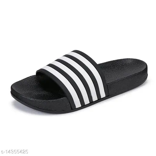 Bersache Men Black CasualCasual Slipper & Flipflop