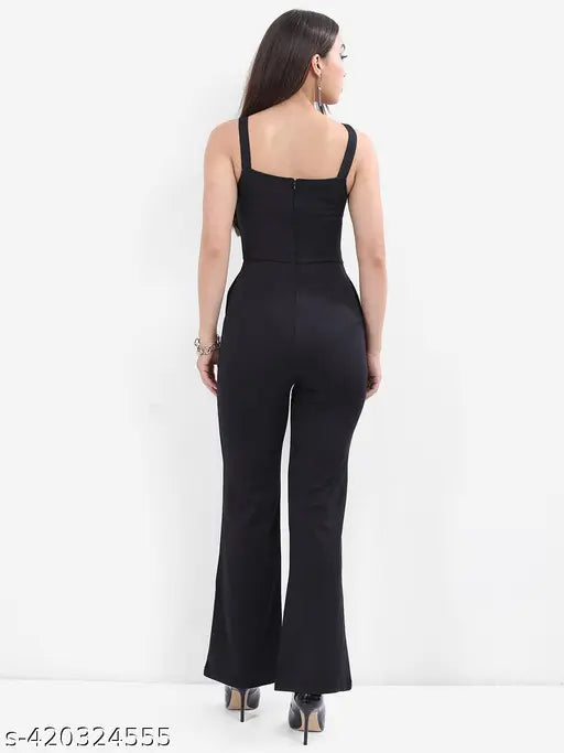 Ketch Women Black Solid Jumpsuit