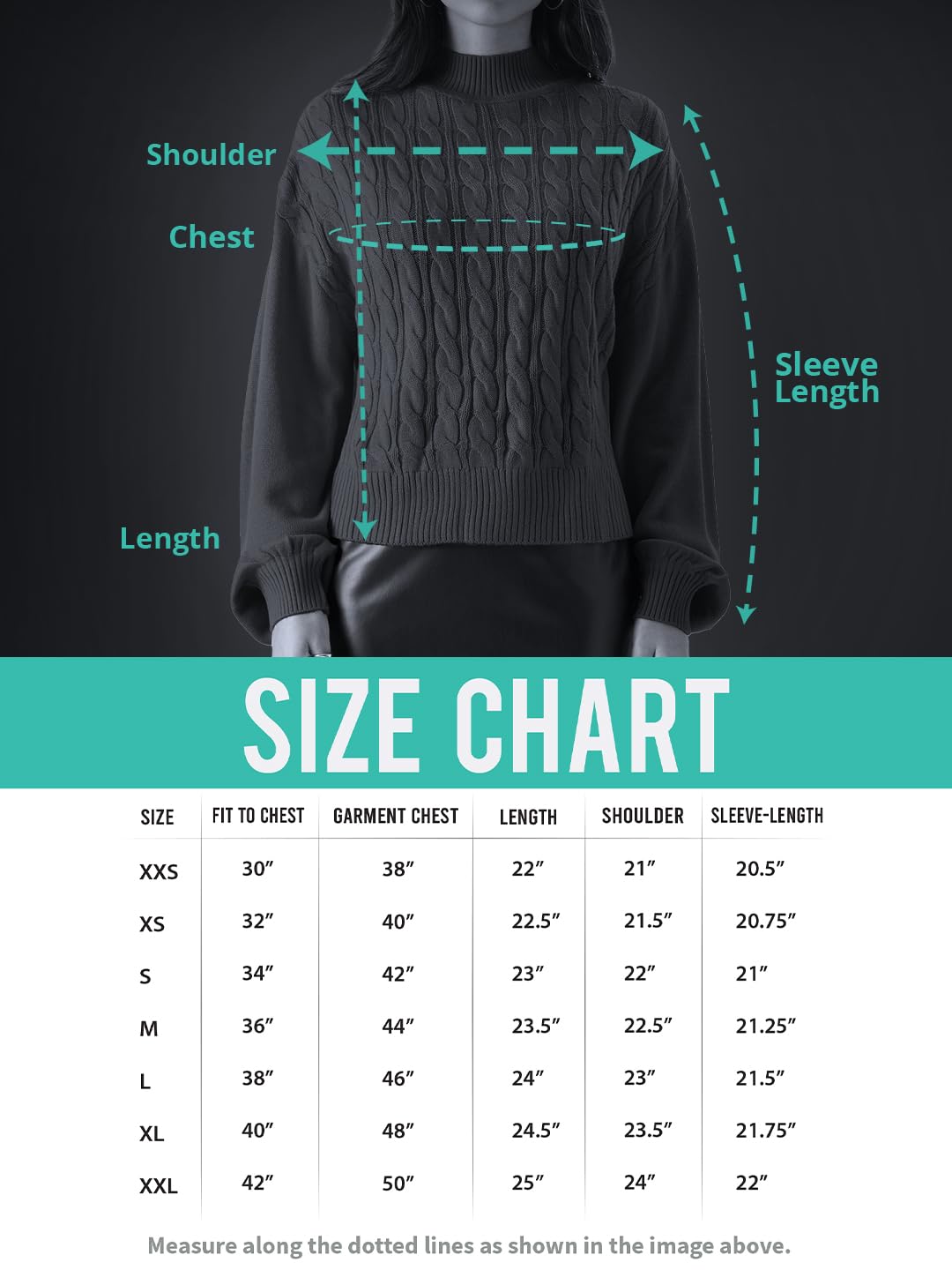 The Souled Store Knitted Ombre Sweater : Fern Cable Knit Women Oversized Sweater