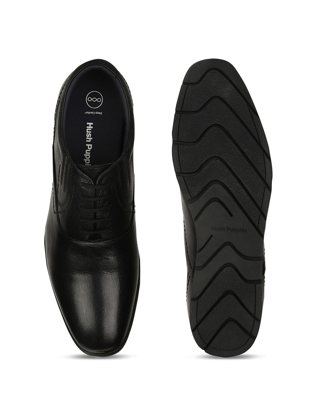 Hush Puppies Men Formal Shoes - Black (7 UK)