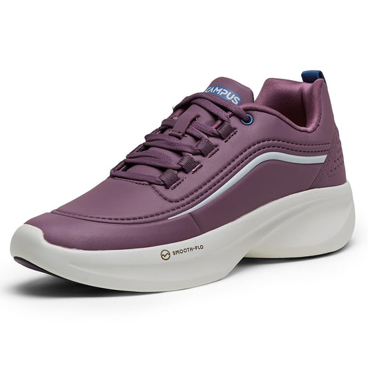 Campus Women's Beetle Sneakers Voilet/R.Slate - 6UK/India