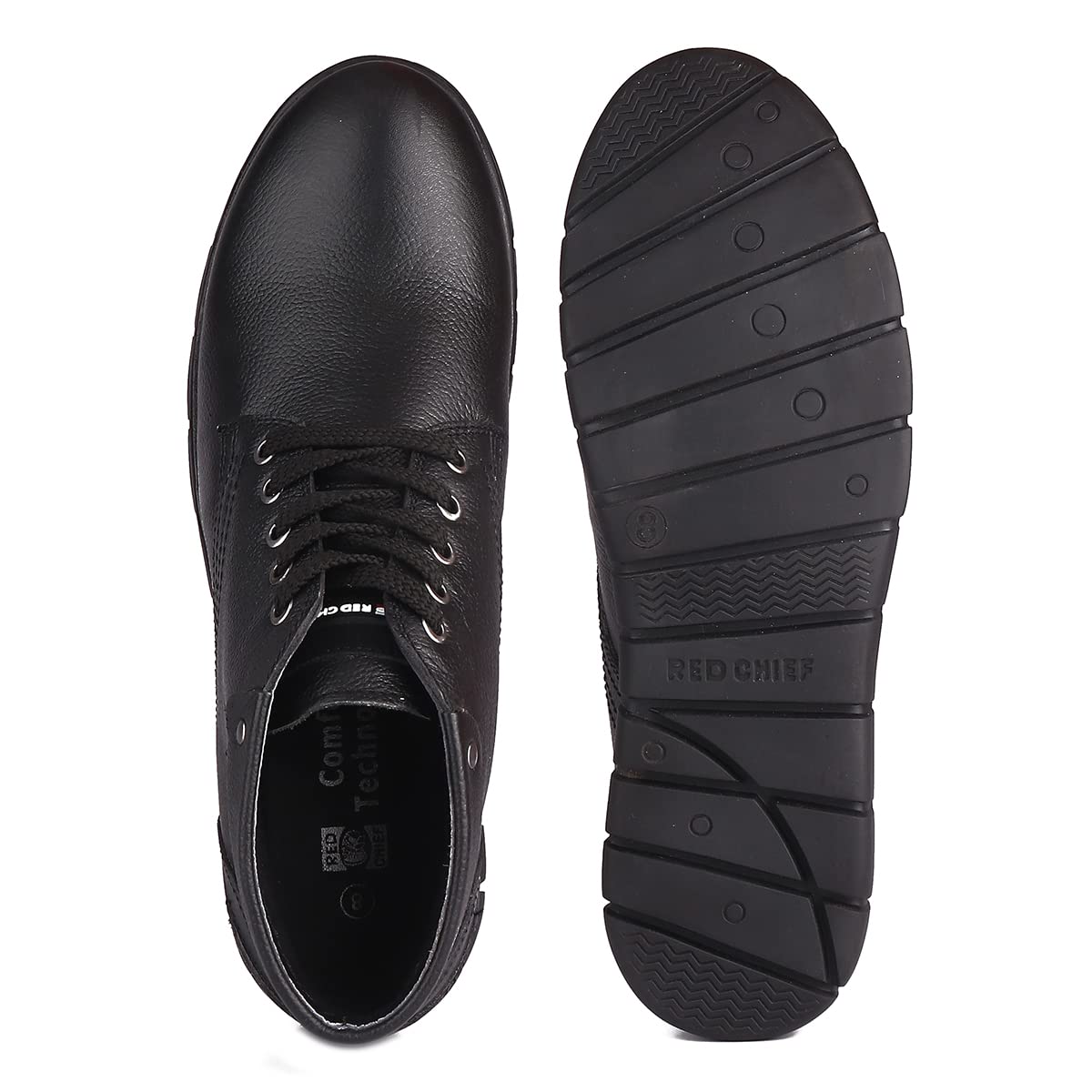 Red Chief Casual Shoes, Boots for Men Black - 8 UK