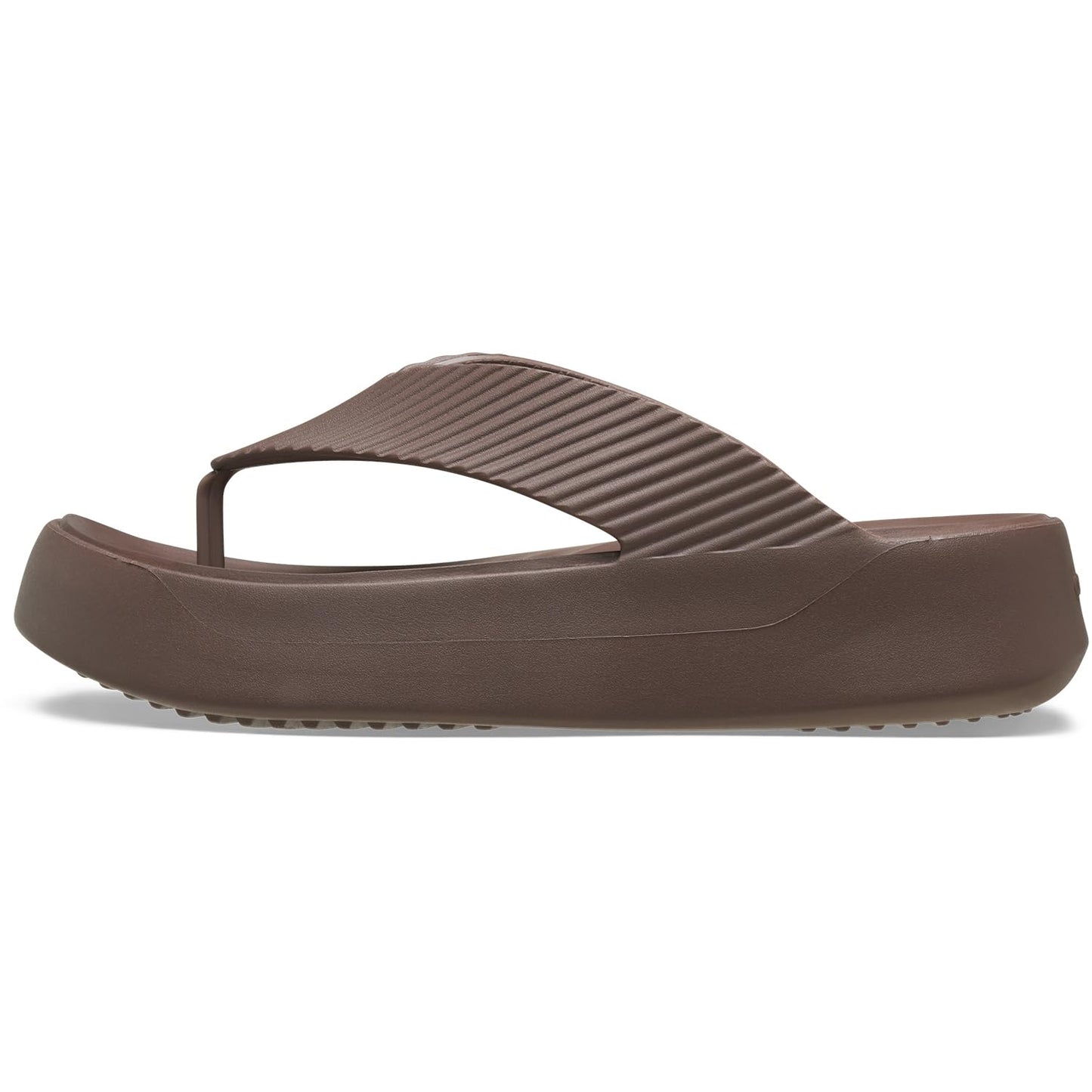 Crocs Women's Getaway Platform Flip Flops, Wedge Sandals for Women, Truffle, 4 UK