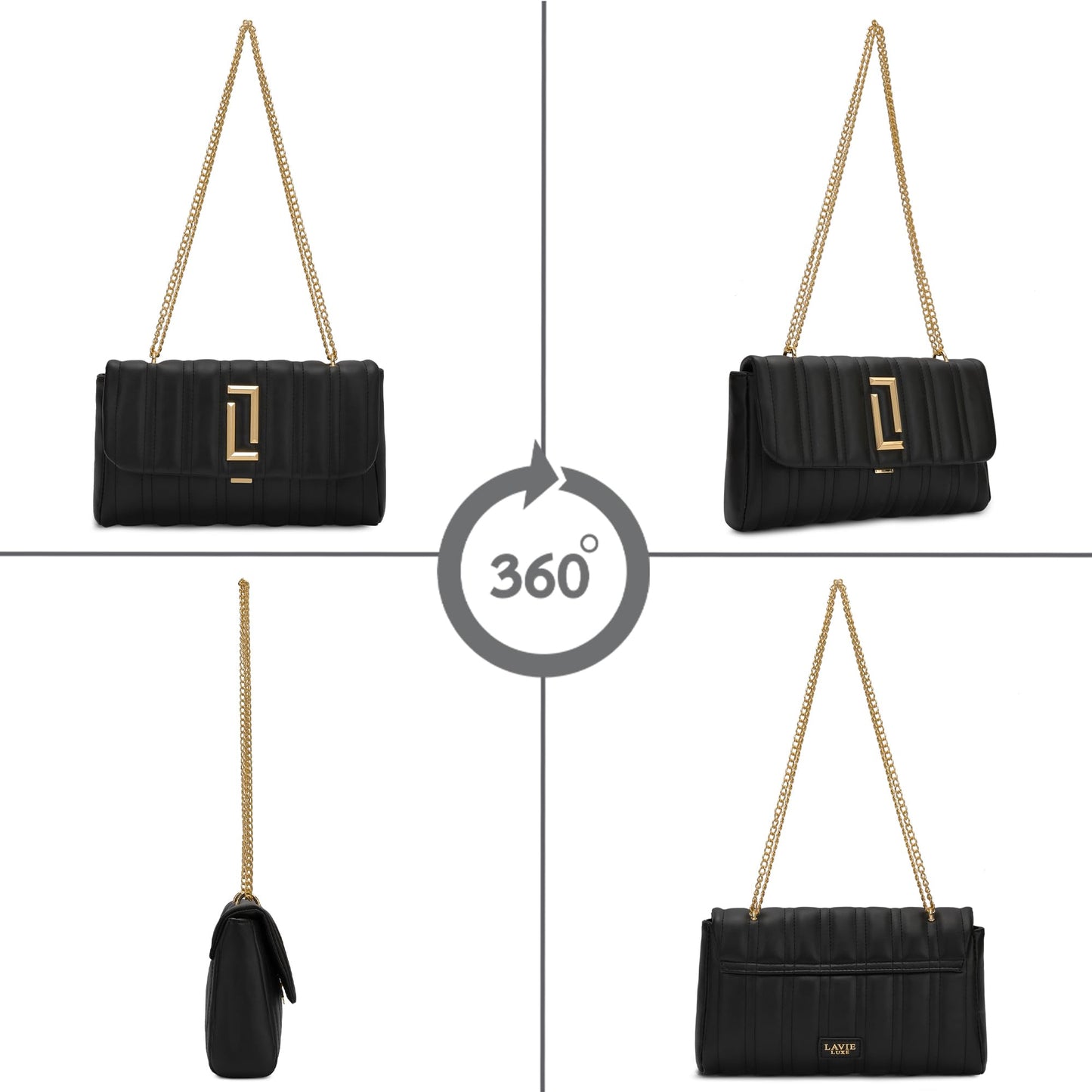 Lavie Luxe Women's Mallow Small Solid Cross Body Sling Bag | Ladies Purse Handbag | Ladies Gift