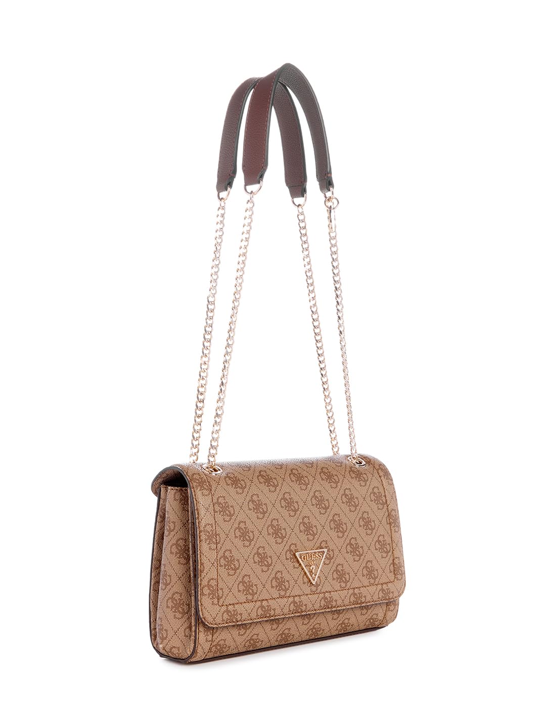 GUESS Women's Brown Printed Crossbody Bag| Ladies Purse Handbags | Gift For Ladies