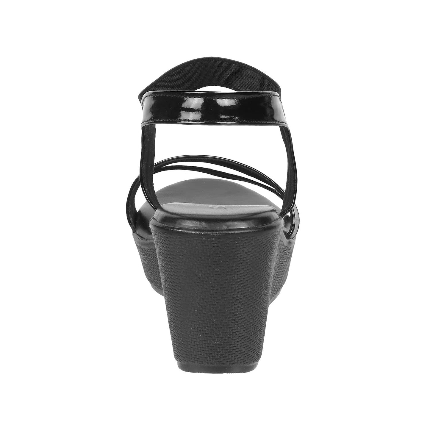 Metro Women Black Wedge Heel Sandal UK/5 EU/38 (34-120)