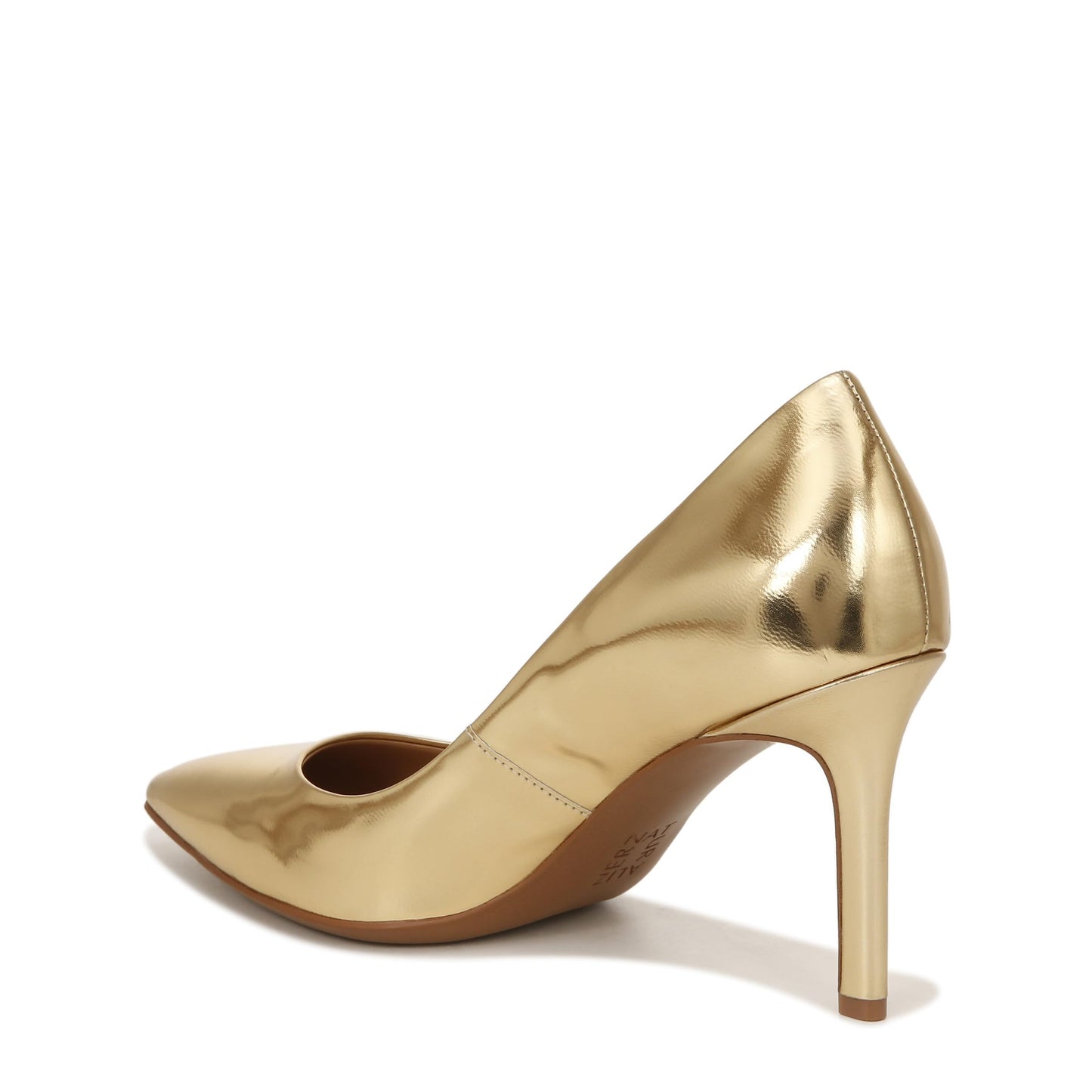 Naturalizer Women's Anna Pointed Toe High Heel Pump, Warm Gold Leather, 6 UK