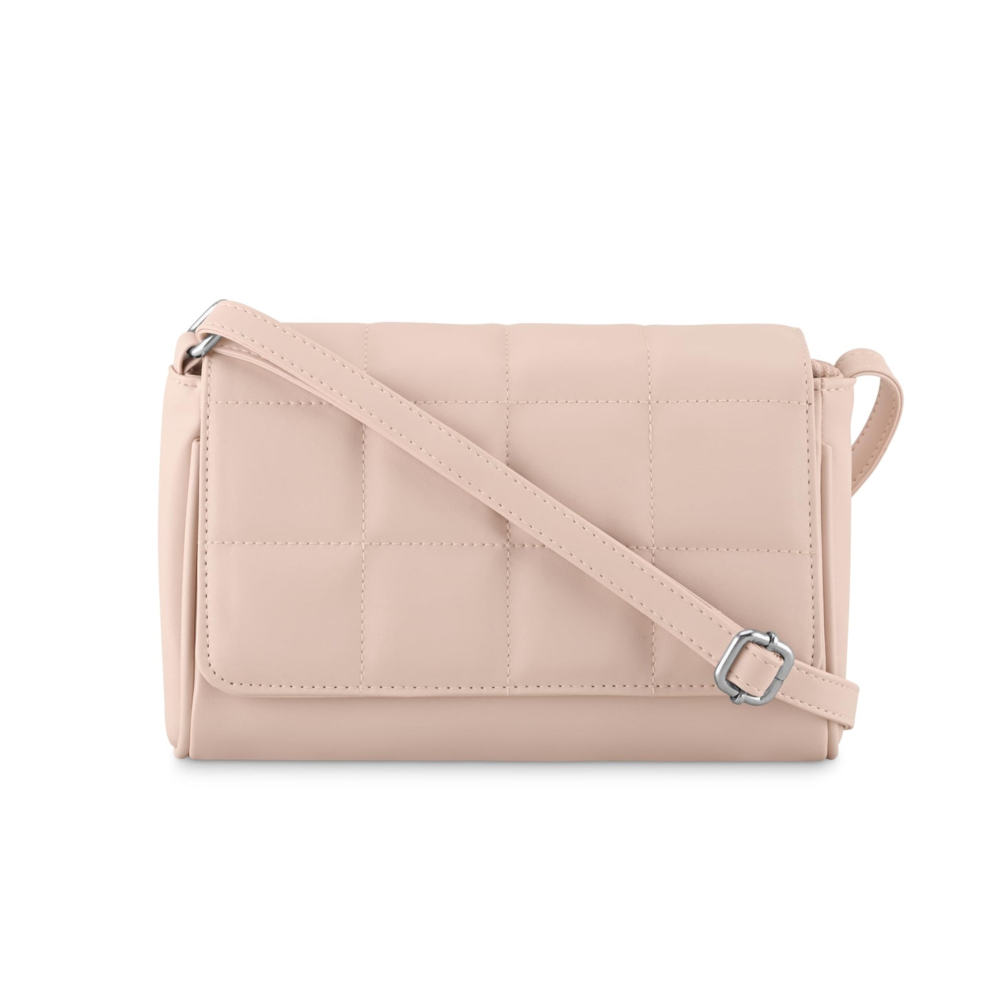 Fastrack PU Quilted Sling Bag for Women, Girls and Ladies | Ladies Purse Handbag | Slings for Casual Carry