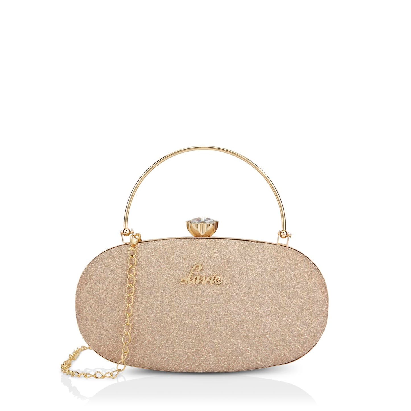 Lavie Women's Jazz Ovel Handle Framed Clutch | Ladies Purse Handbag | Gift for Women