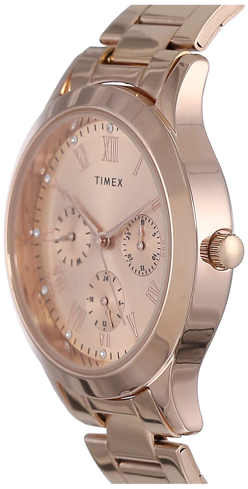 TIMEX Analog Gold Dial Women's Watch-TW000Q810