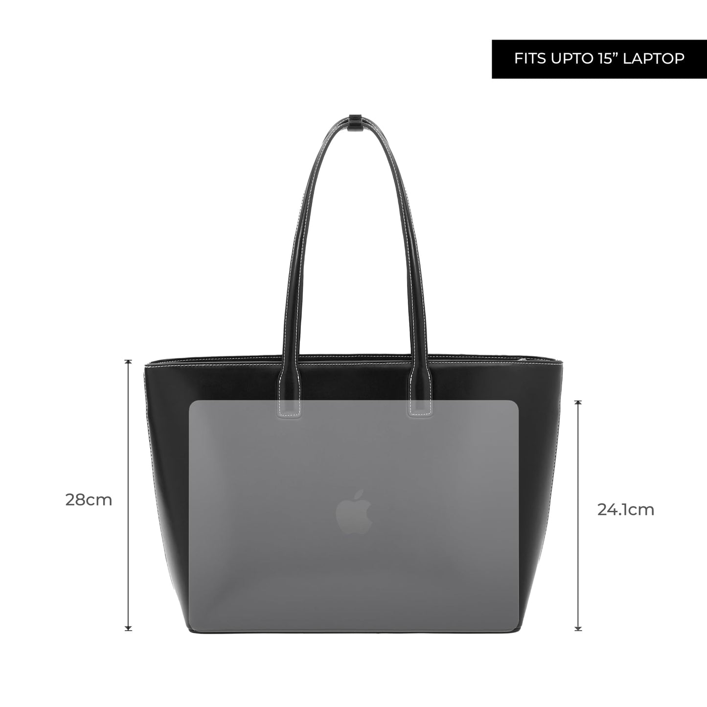 Miraggio Seoul Tote Bag For Women Office Use | Tote Bags For Women Stylish Main Compartment Can Fits Upto 15 Inches Laptop | Structured Shoulder Tote Bag