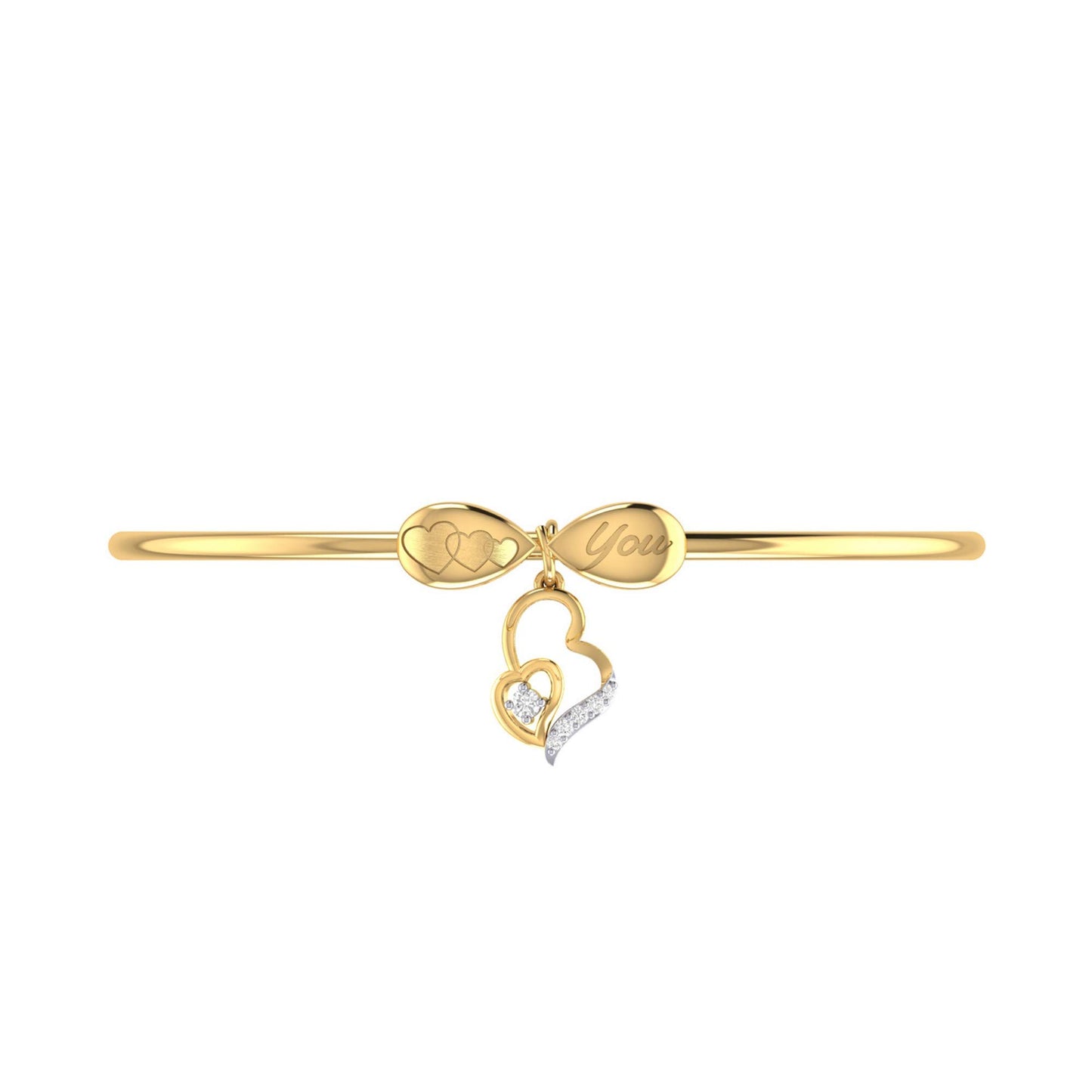 PC Jeweller 18k (750) Yellow Gold and Diamond Bracelet for Women
