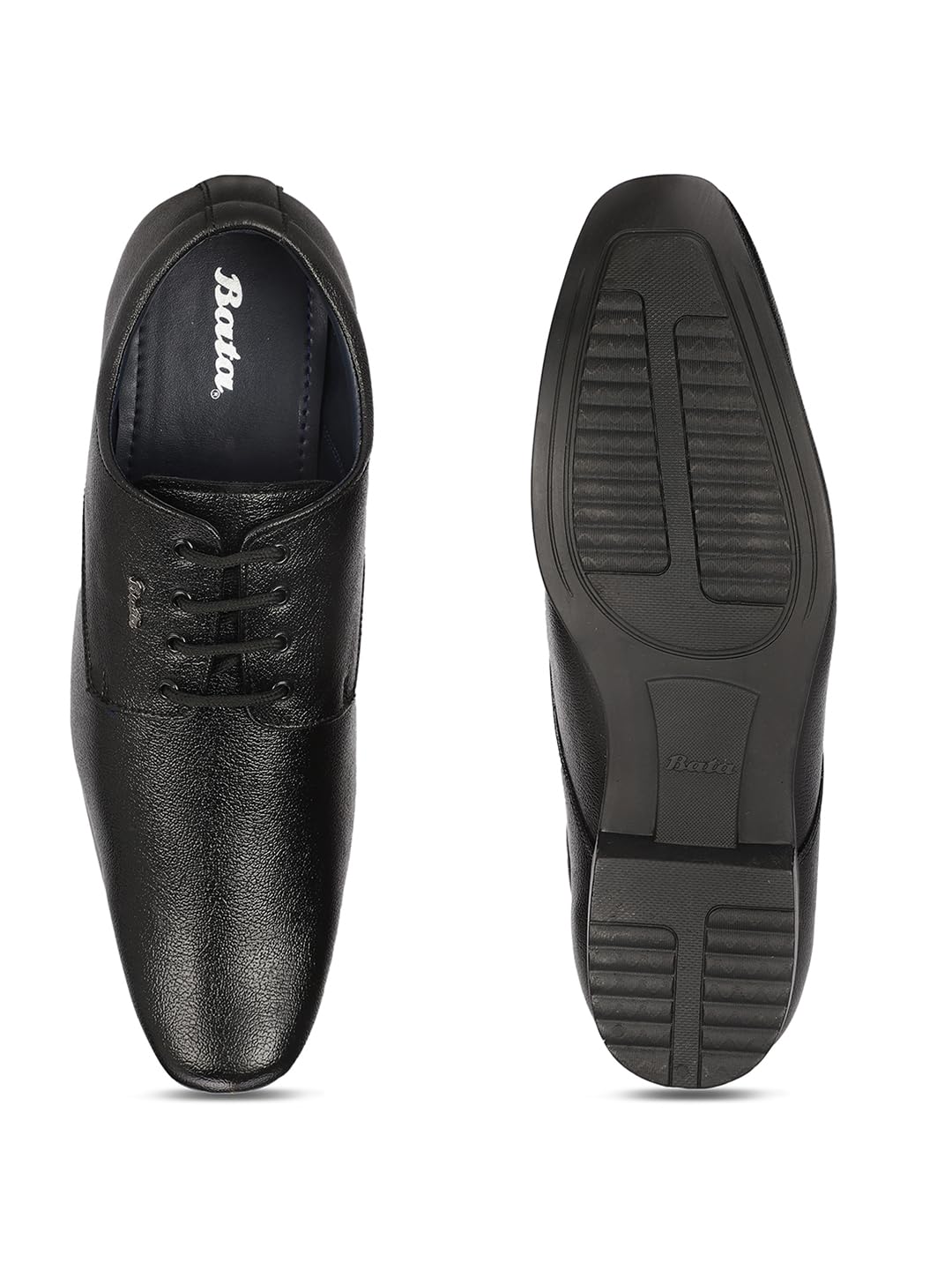 Bata Men's Lace-up Formal Shoes - Black (6 UK) (8216832)