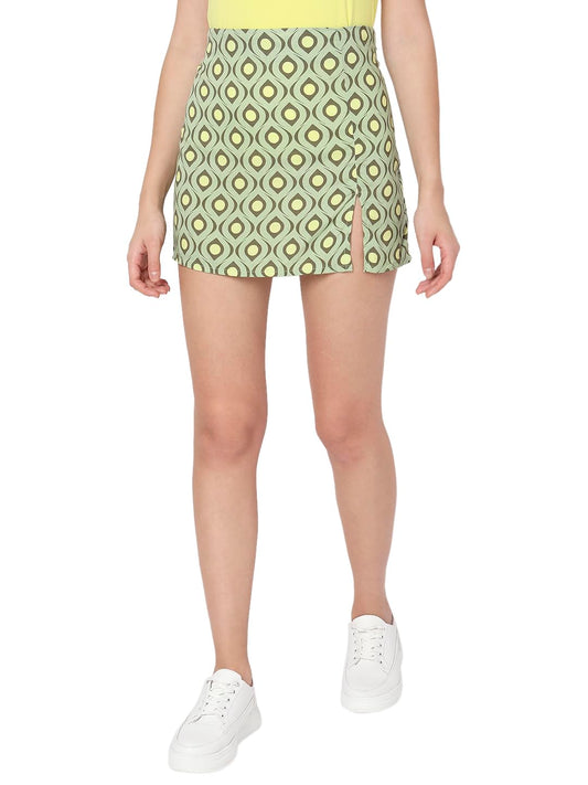 VERO MODA Slim Fit Skirt (10295502_Quiet Green_M)