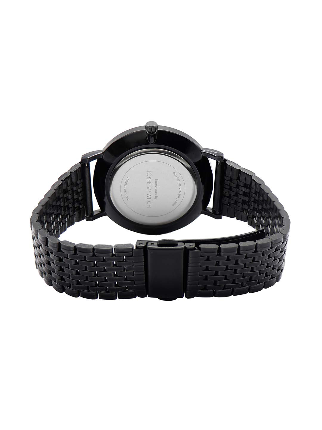 Joker & Witch Lucien Marble DIAL Black Strap Men's Analogue Watch