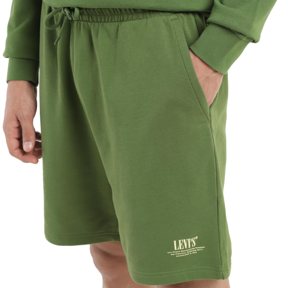 Levi's Men's Boyfriend Shorts (A8328-0010_Green