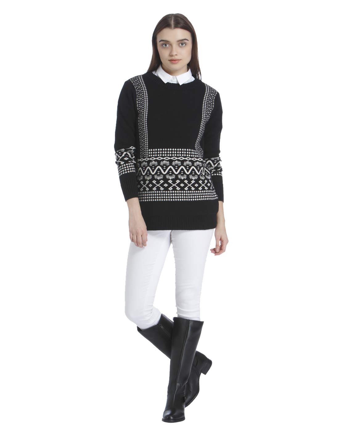 Vero Moda Women's Pullover (1956950003_Black Beauty_S)